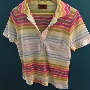 Missoni knit top. Size women 6-8. Unique Designer sample. Perfect condition.
